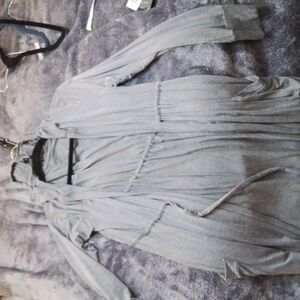 Torrid gray cardigan